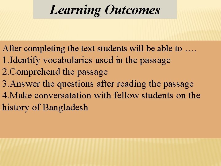 Learning Outcomes After completing the text students will be able to …. 1. Identify