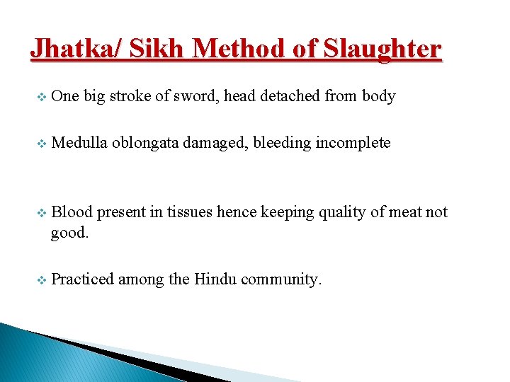 Jhatka/ Sikh Method of Slaughter v One big stroke of sword, head detached from