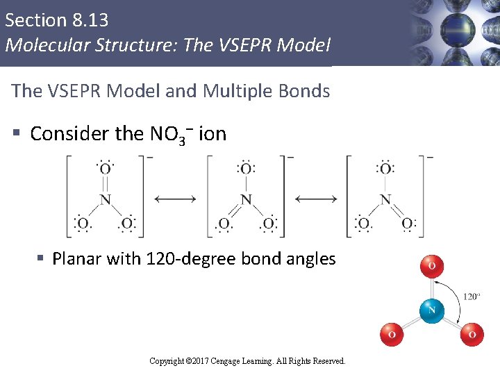 Section 8. 13 Molecular Structure: The VSEPR Model and Multiple Bonds § Consider the