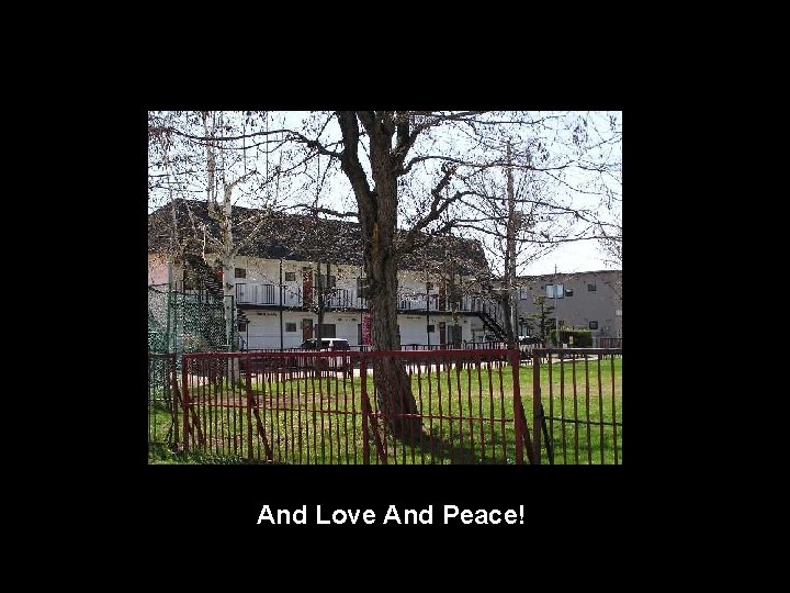 And Love And Peace! 