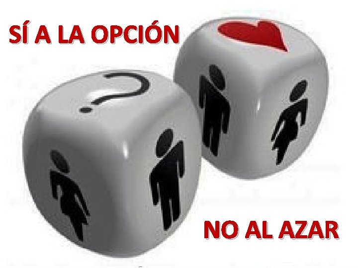 SÍ A LA OPCIÓN NO AL AZAR 