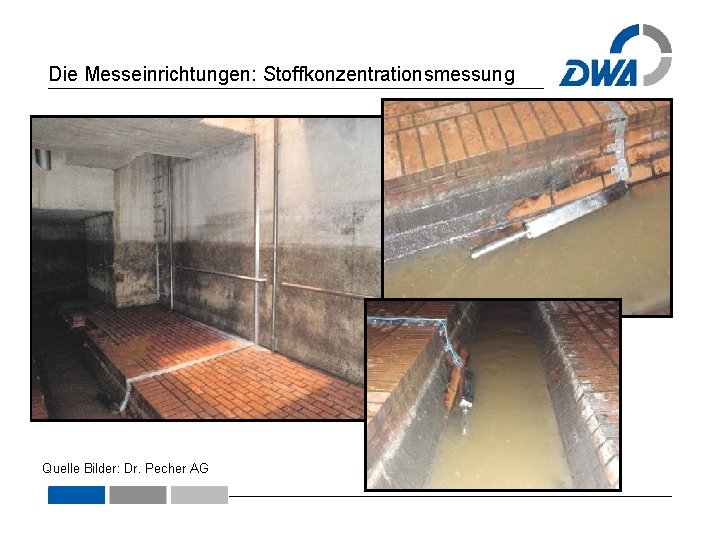 Die Messeinrichtungen: Stoffkonzentrationsmessung Quelle Bilder: Dr. Pecher AG 