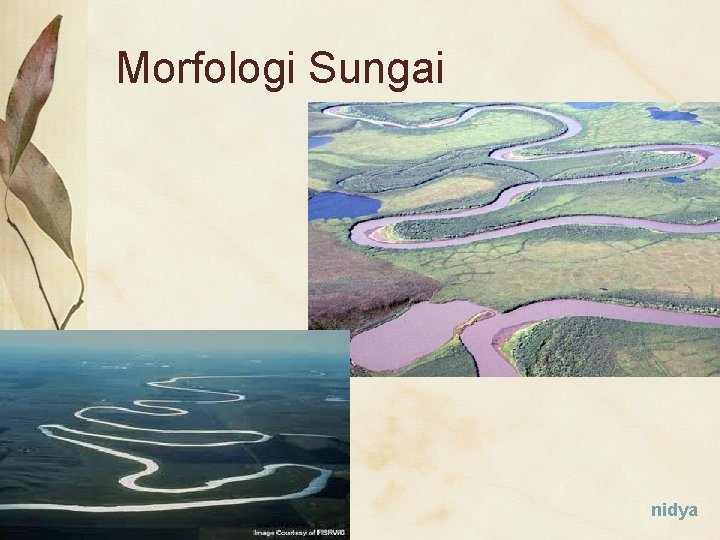 Morfologi Sungai nidya 