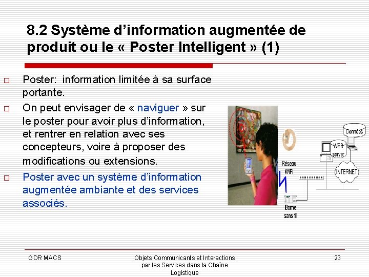 8. 2 Système d’information augmentée de produit ou le « Poster Intelligent » (1)