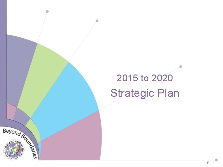 2015 to 2020 Strategic Plan 9 