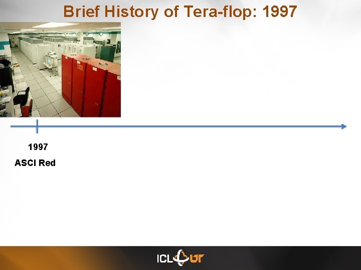 Brief History of Tera-flop: 1997 ASCI Red 