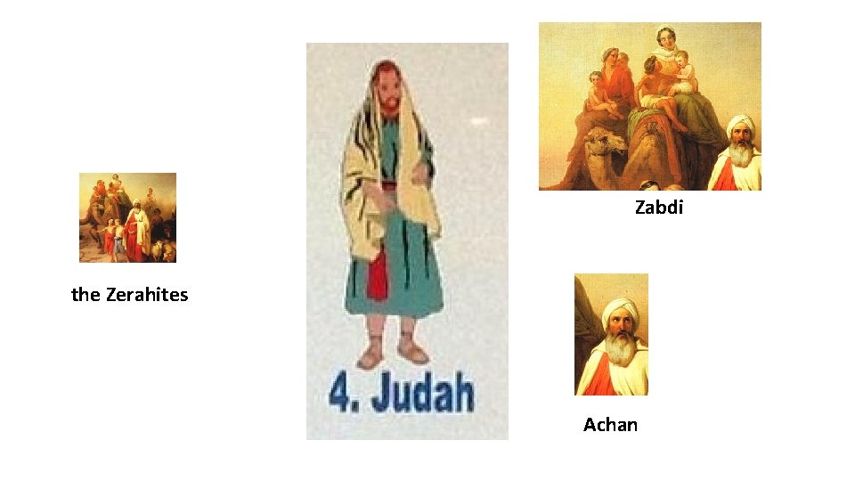 Zabdi the Zerahites Achan 