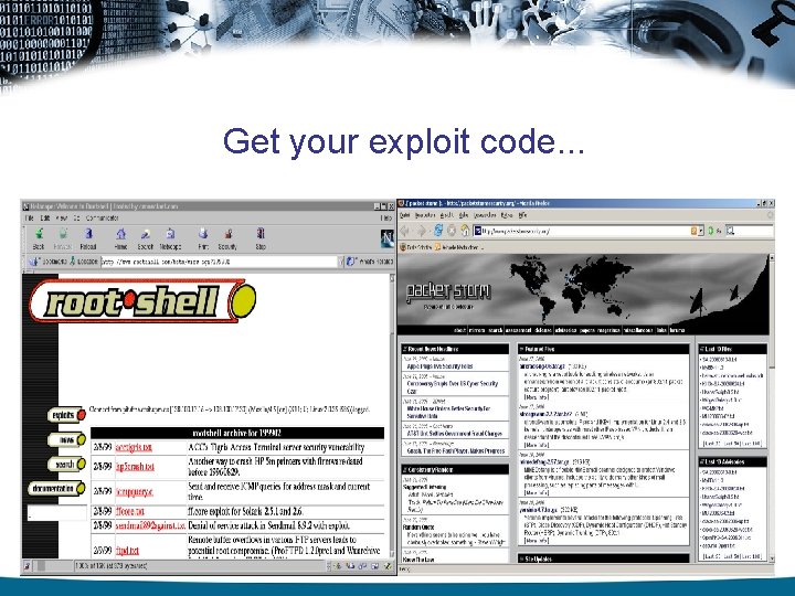 Get your exploit code. . . Strategic Security, Inc. © http: //www. strategicsec. com/