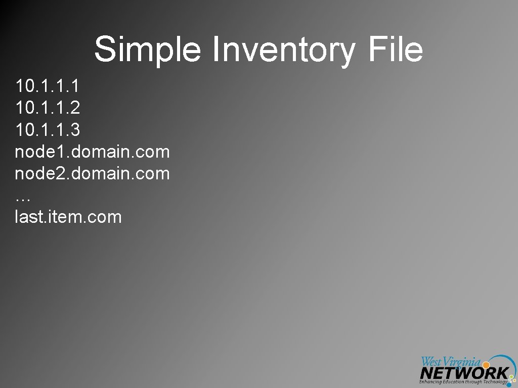 Simple Inventory File 10. 1. 1. 1 10. 1. 1. 2 10. 1. 1.