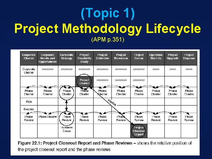 (Topic 1) Project Methodology Lifecycle (APM p. 351) 