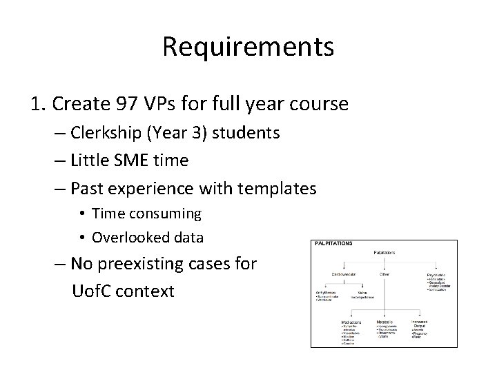 Requirements 1. Create 97 VPs for full year course – Clerkship (Year 3) students