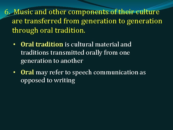 TRADITIONAL MUSIC CULTURE OF THE NORTH APAYAO ABRA