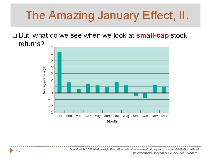 The Amazing January Effect, II. � But, what do we see when we look