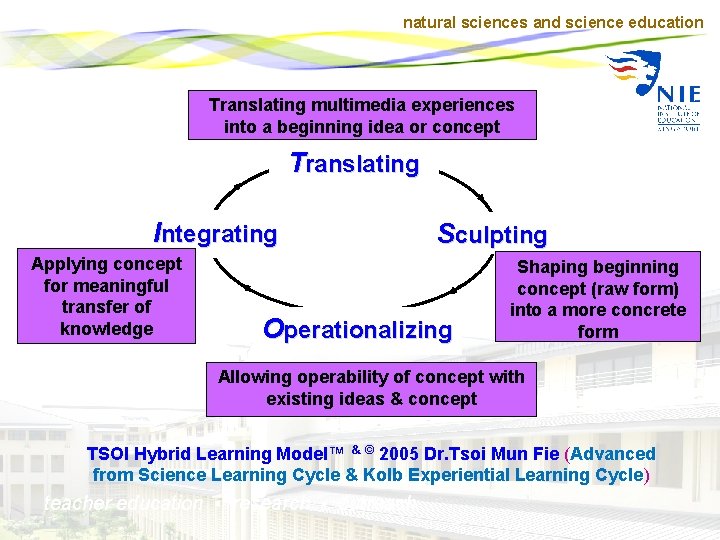 natural sciences and science education Translating multimedia experiences into a beginning idea or concept