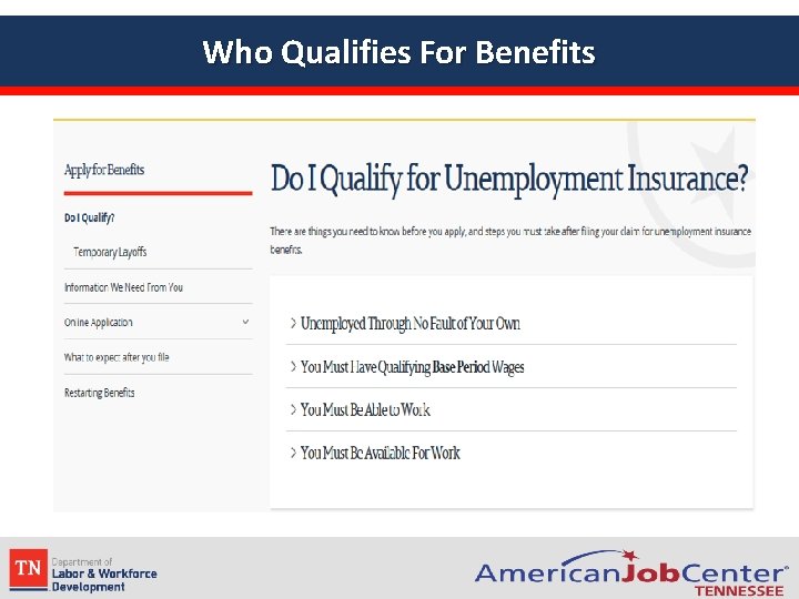 Who Qualifies For Benefits 