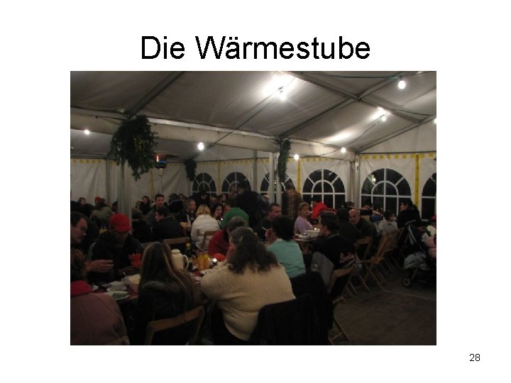 Die Wärmestube 28 
