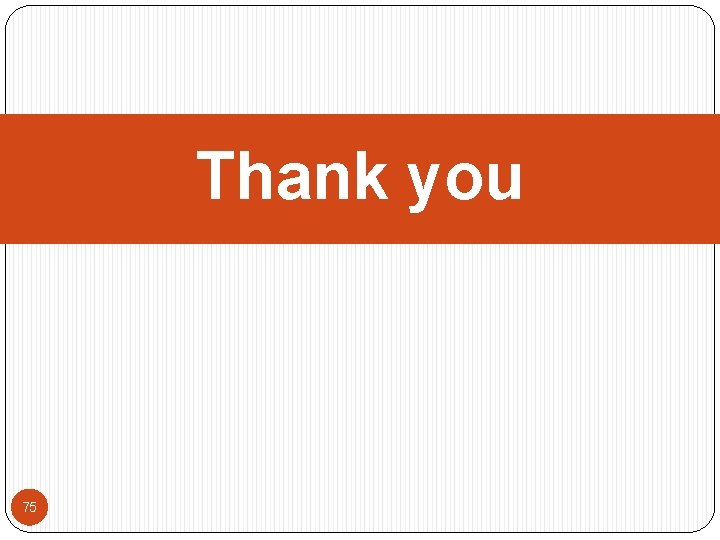 Thank you 75 