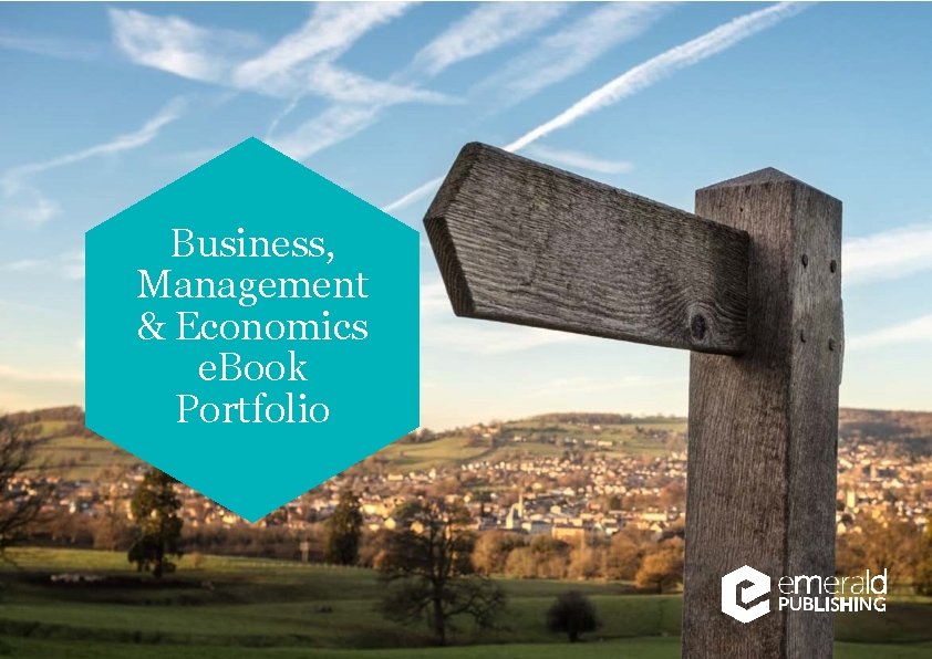 Business, Management & Economics e. Book Portfolio 