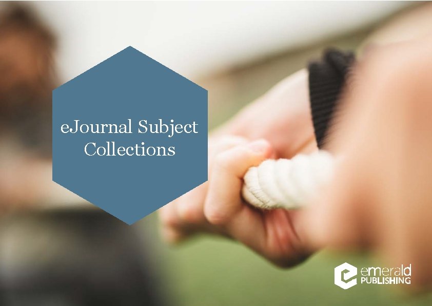 e. Journal Subject Collections 