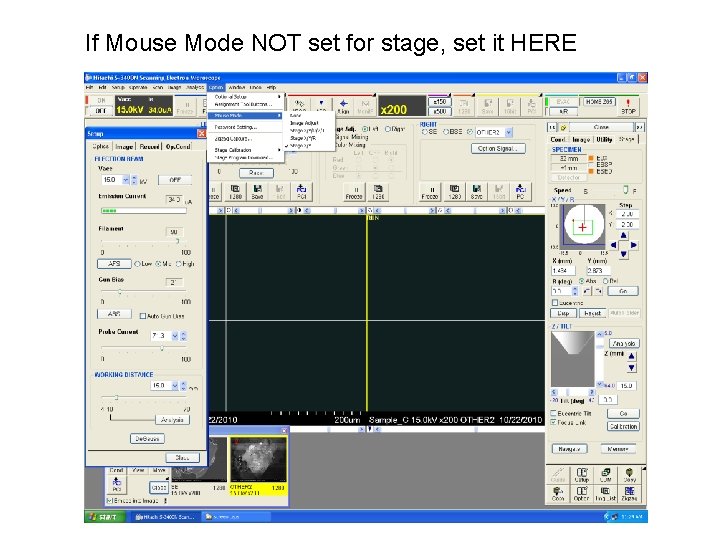 If Mouse Mode NOT set for stage, set it HERE 