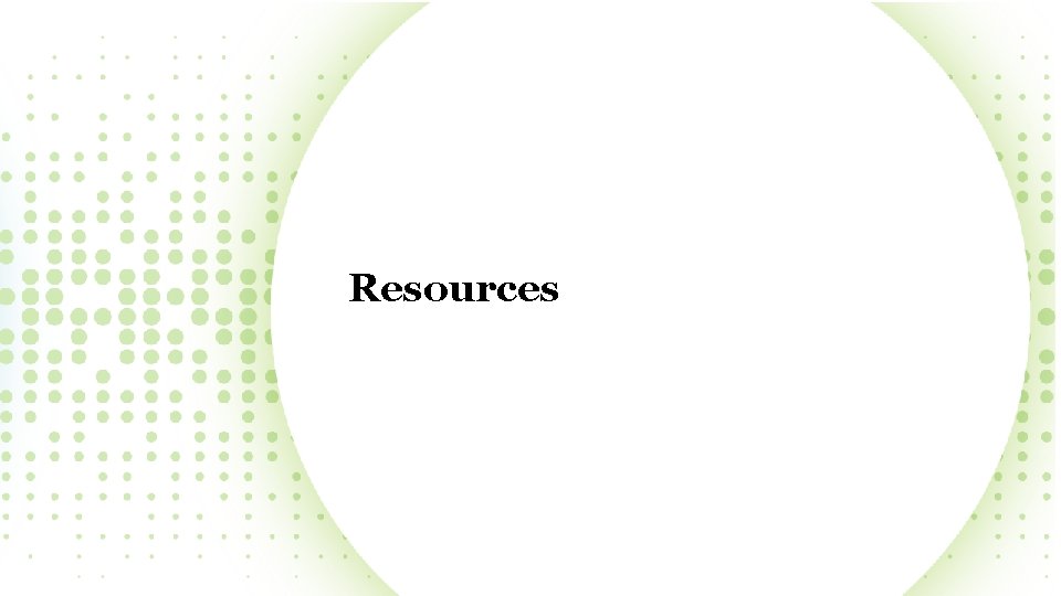 Resources 