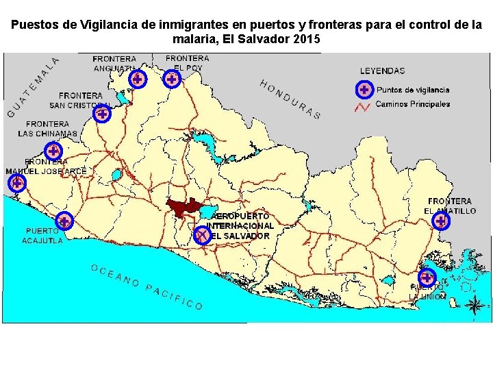 Puestos de Vigilancia de inmigrantes en puertos y fronteras para el control de la