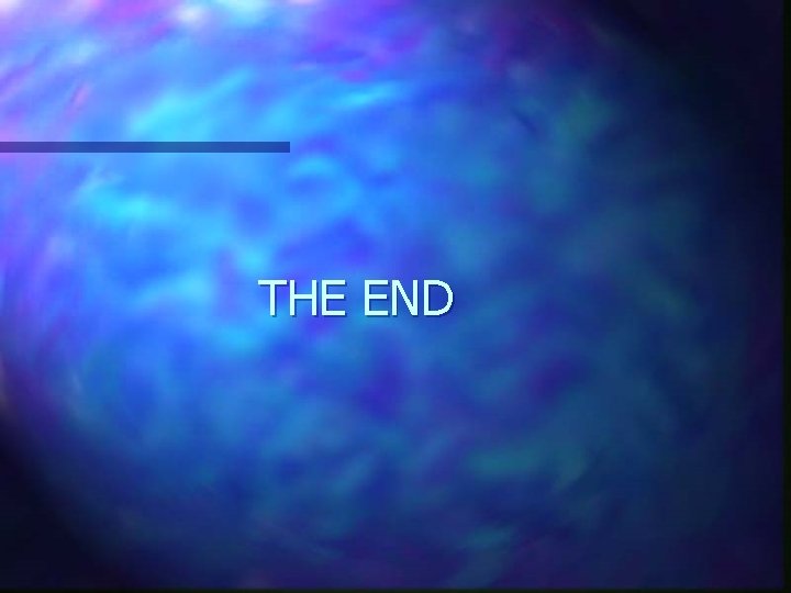 THE END 
