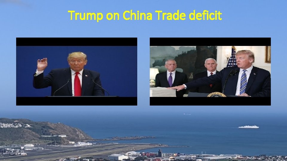 Trump on China Trade deficit 