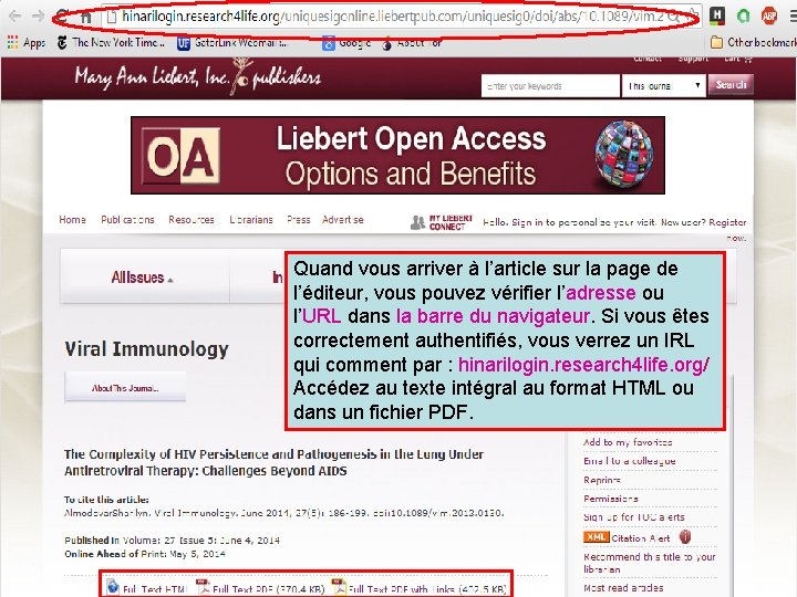 Quand vous arriver à l’article sur la page de l’éditeur, vous pouvez vérifier l’adresse