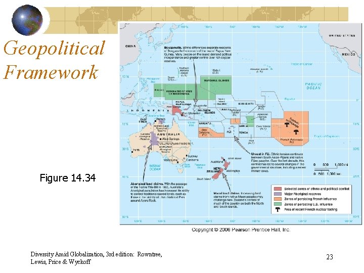 Geopolitical Framework Figure 14. 34 Diversity Amid Globalization, 3 rd edition: Rowntree, Lewis, Price