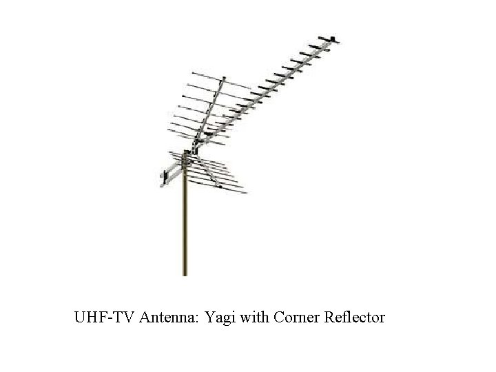 UHF-TV Antenna: Yagi with Corner Reflector 