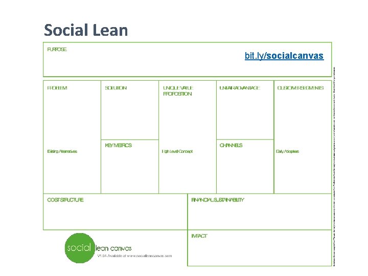 Social Lean bit. ly/socialcanvas 