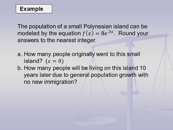 Example Example