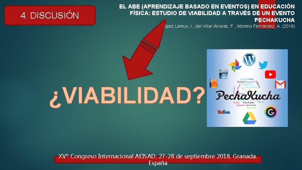 4. DISCUSIÓN EL ABE (APRENDIZAJE BASADO EN EVENTOS) EN EDUCACIÓN FÍSICA: ESTUDIO DE VIABILIDAD 4. DISCUSIÓN EL ABE (APRENDIZAJE BASADO EN EVENTOS) EN EDUCACIÓN FÍSICA: ESTUDIO DE VIABILIDAD