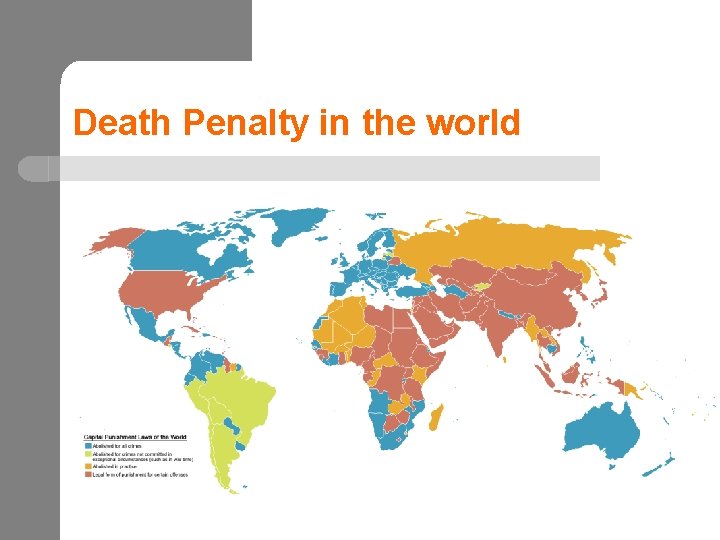 Death Penalty in the world 