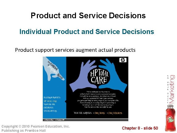 Product and Service Decisions Individual Product and Service Decisions Product support services augment actual