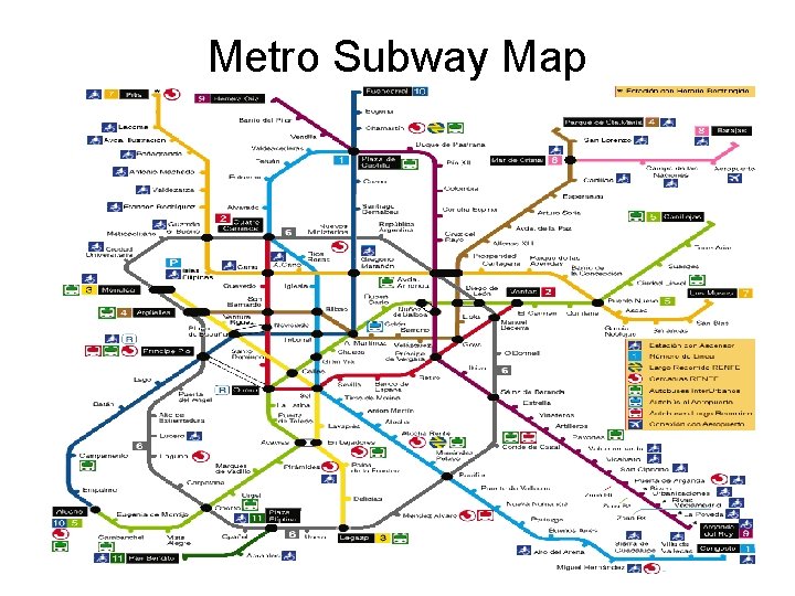 Metro Subway Map 
