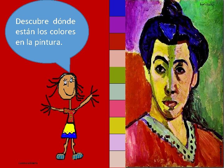 commoswikimedia Descubre dónde están los colores en la pintura. 