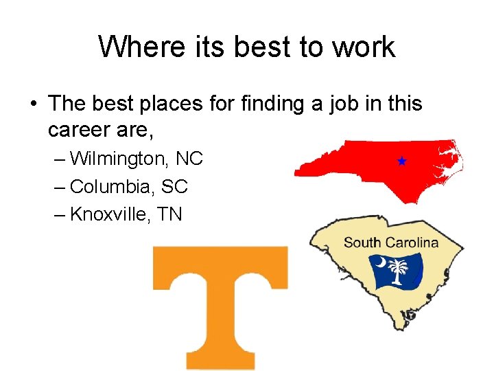 Where its best to work • The best places for finding a job in