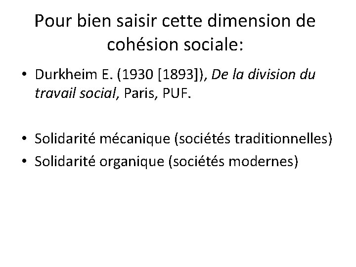 Leon 4 Le lien individusocit Durkheim Weber Berger