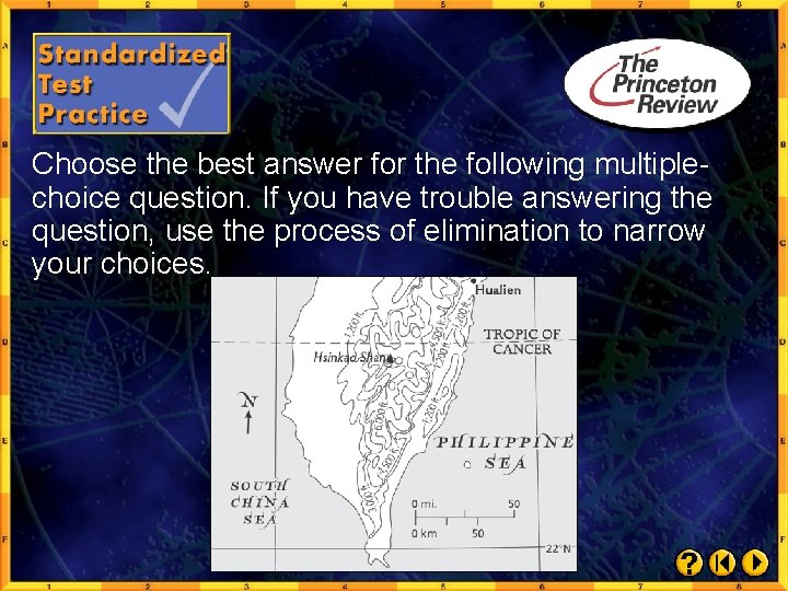 Choose the best answer for the following multiplechoice question. If you have trouble answering