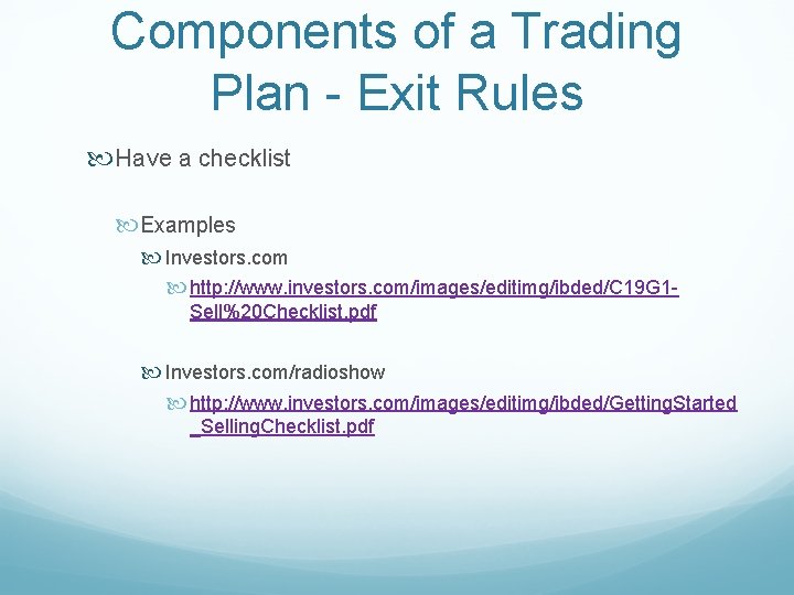 Building a Trading Plan Journaling your trades February