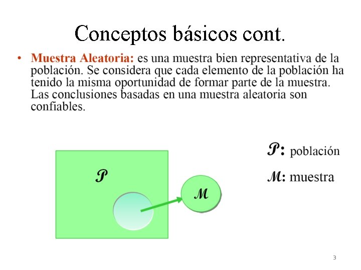 Conceptos básicos cont. 3 