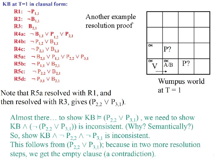 Another example resolution proof 34 