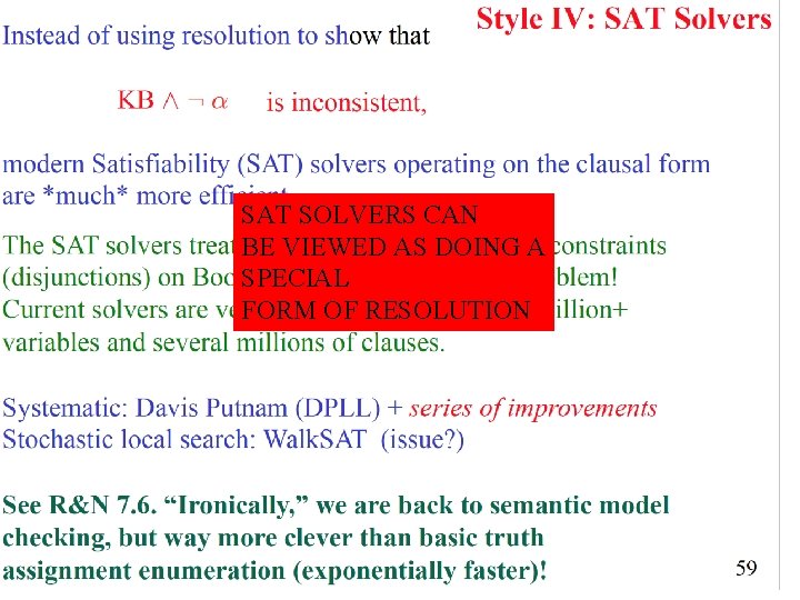 SAT SOLVERS CAN BE VIEWED AS DOING A SPECIAL FORM OF RESOLUTION 37 