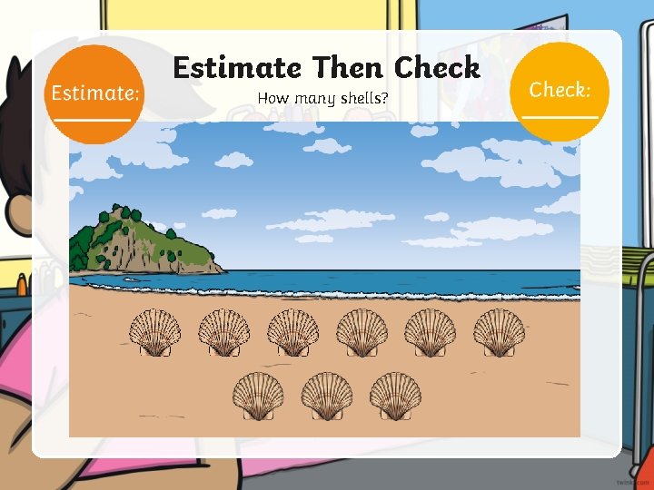 Estimate Then Check How many shells? 