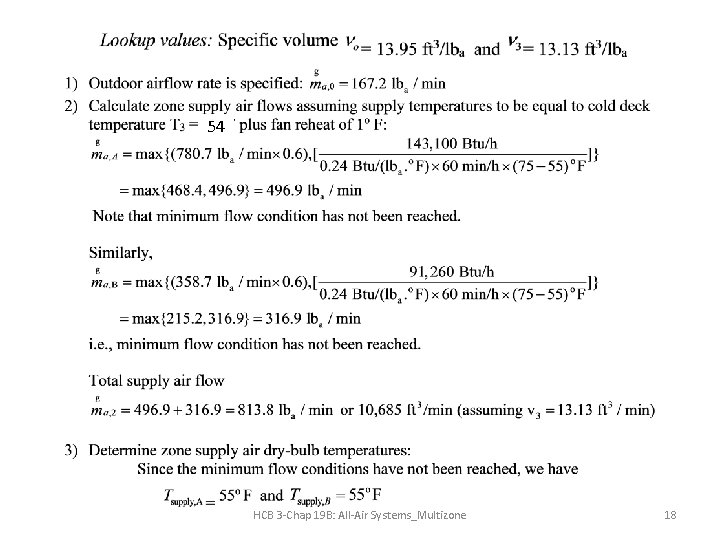 54 HCB 3 -Chap 19 B: All-Air Systems_Multizone 18 