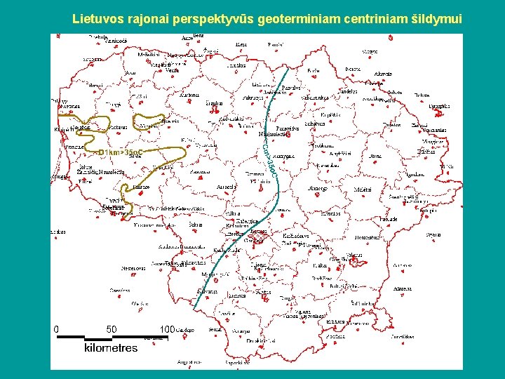 Lietuvos rajonai perspektyvūs geoterminiam centriniam šildymui 