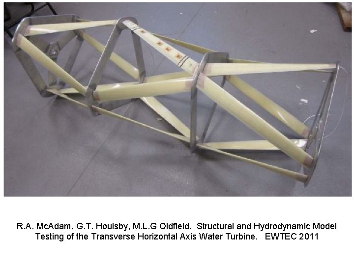 R. A. Mc. Adam, G. T. Houlsby, M. L. G Oldfield. Structural and Hydrodynamic