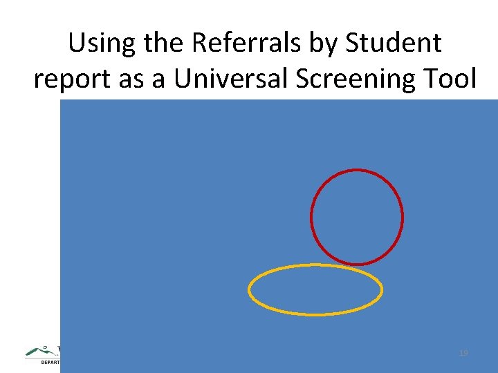 Using the Referrals by Student report as a Universal Screening Tool 19 